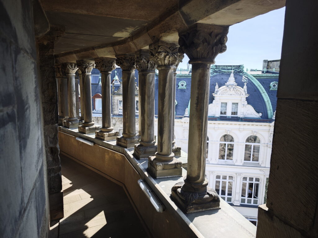 Porta Nigra Ausblick vom zweiten Stock